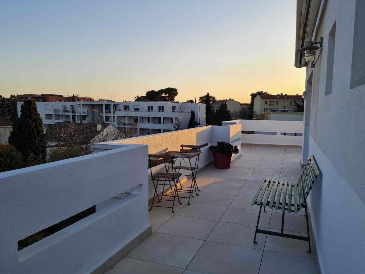モンペリエDuplex Toit Terrasse Vue Panoramiqueアパートメント エクステリア 写真