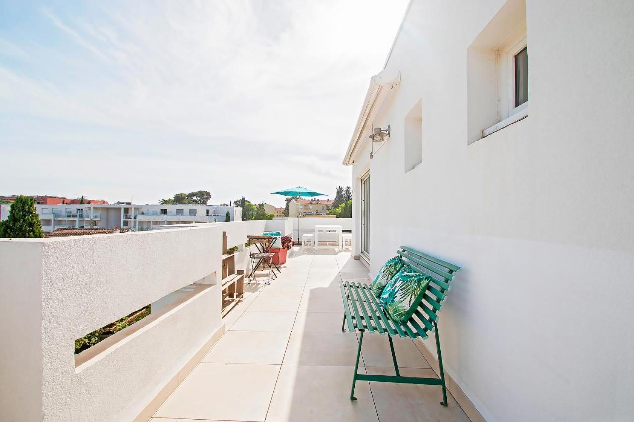 モンペリエDuplex Toit Terrasse Vue Panoramiqueアパートメント エクステリア 写真