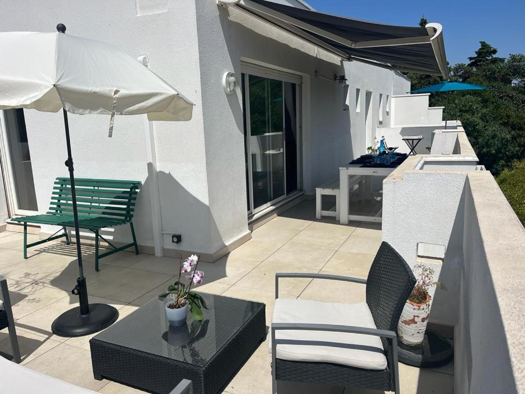モンペリエDuplex Toit Terrasse Vue Panoramiqueアパートメント エクステリア 写真